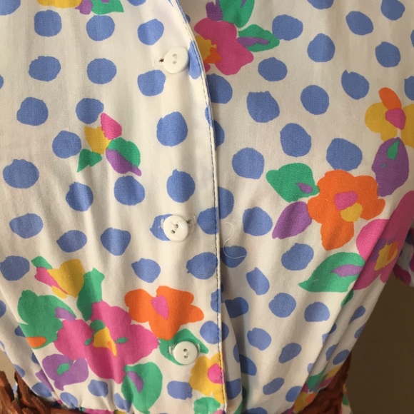 Vintage Petites by Willi Floral Rockabilly Dress - Picture 6 of 8